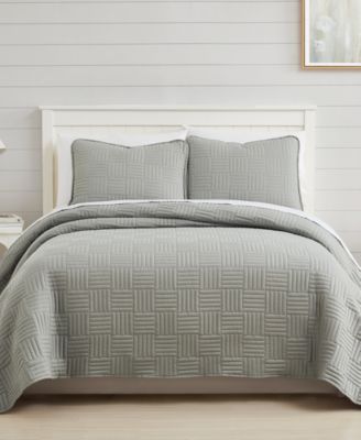 Grid 2-Pc. Quilt Set, Twin