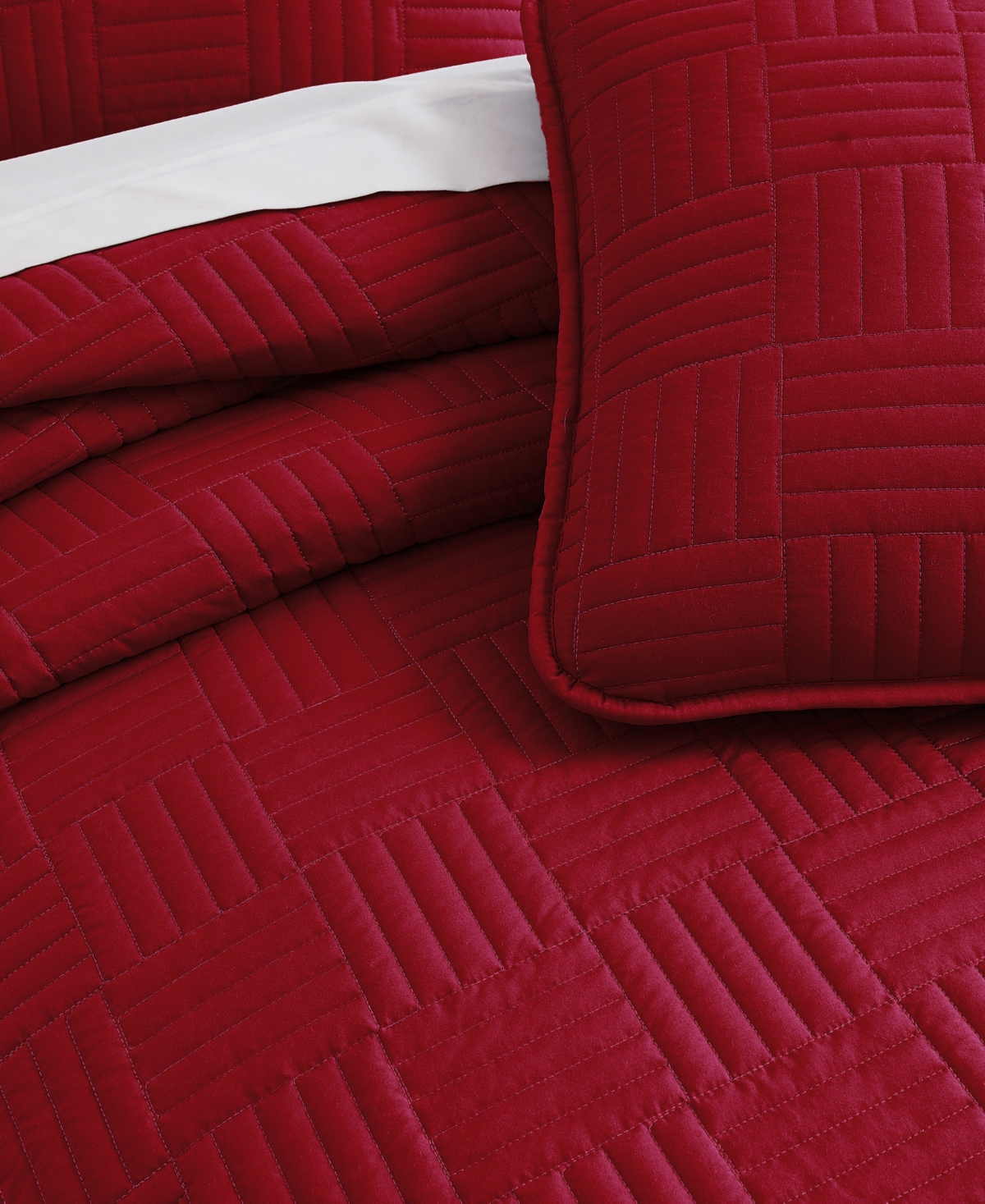 Southshore Fine Linens Grid 3-Pc. Quilt Set
