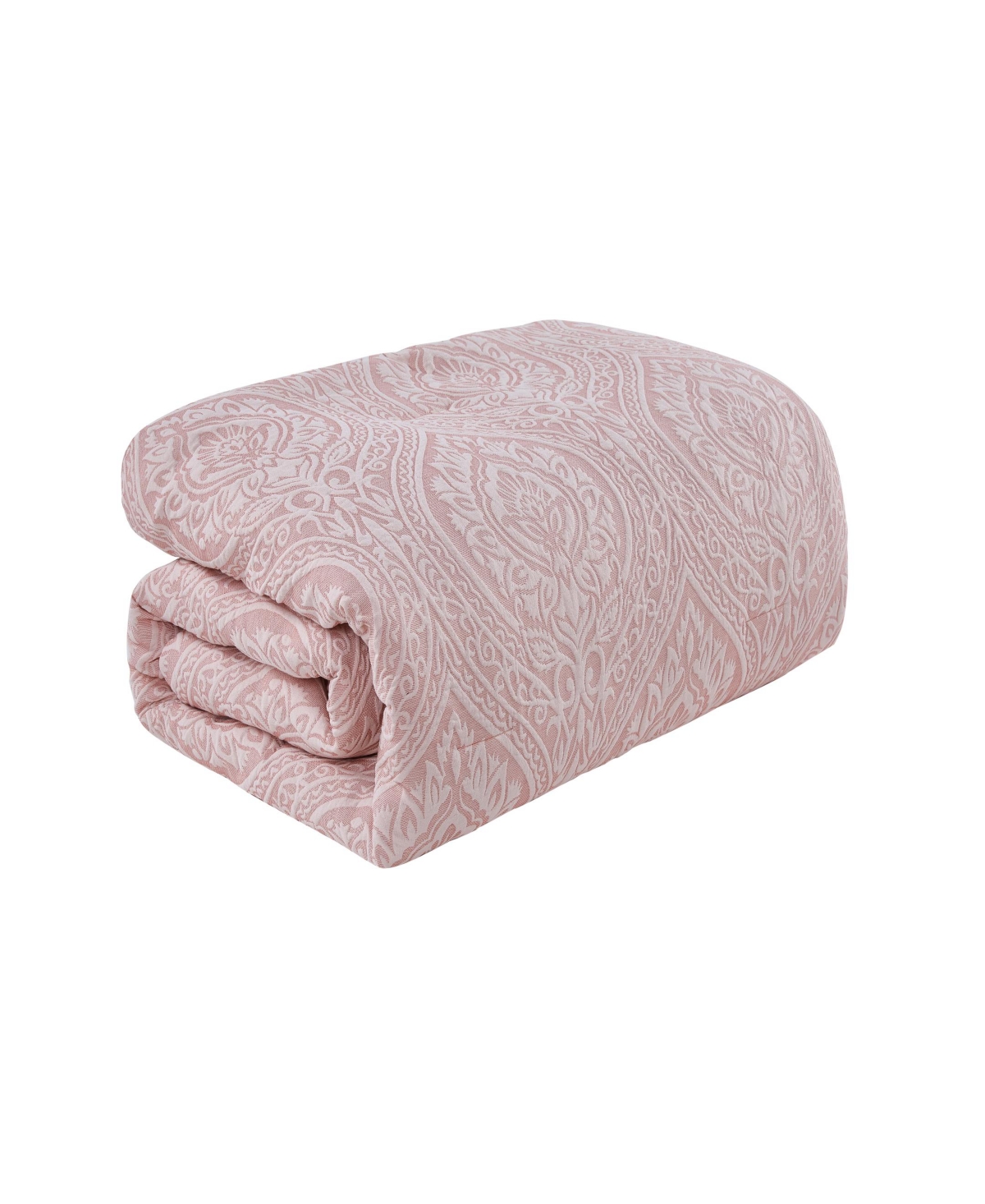 Vcny Home Cougar Ogee Damask 6-Piece Comforter Set,