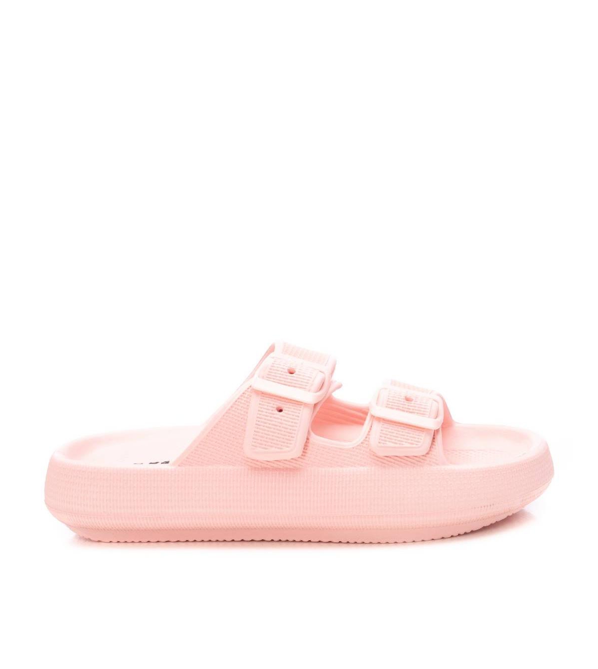 Women's Rubber Flat Sandals By Xti, Pink - Pink