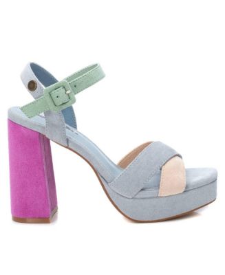 Xti - Women's Suede Heeled Sandals