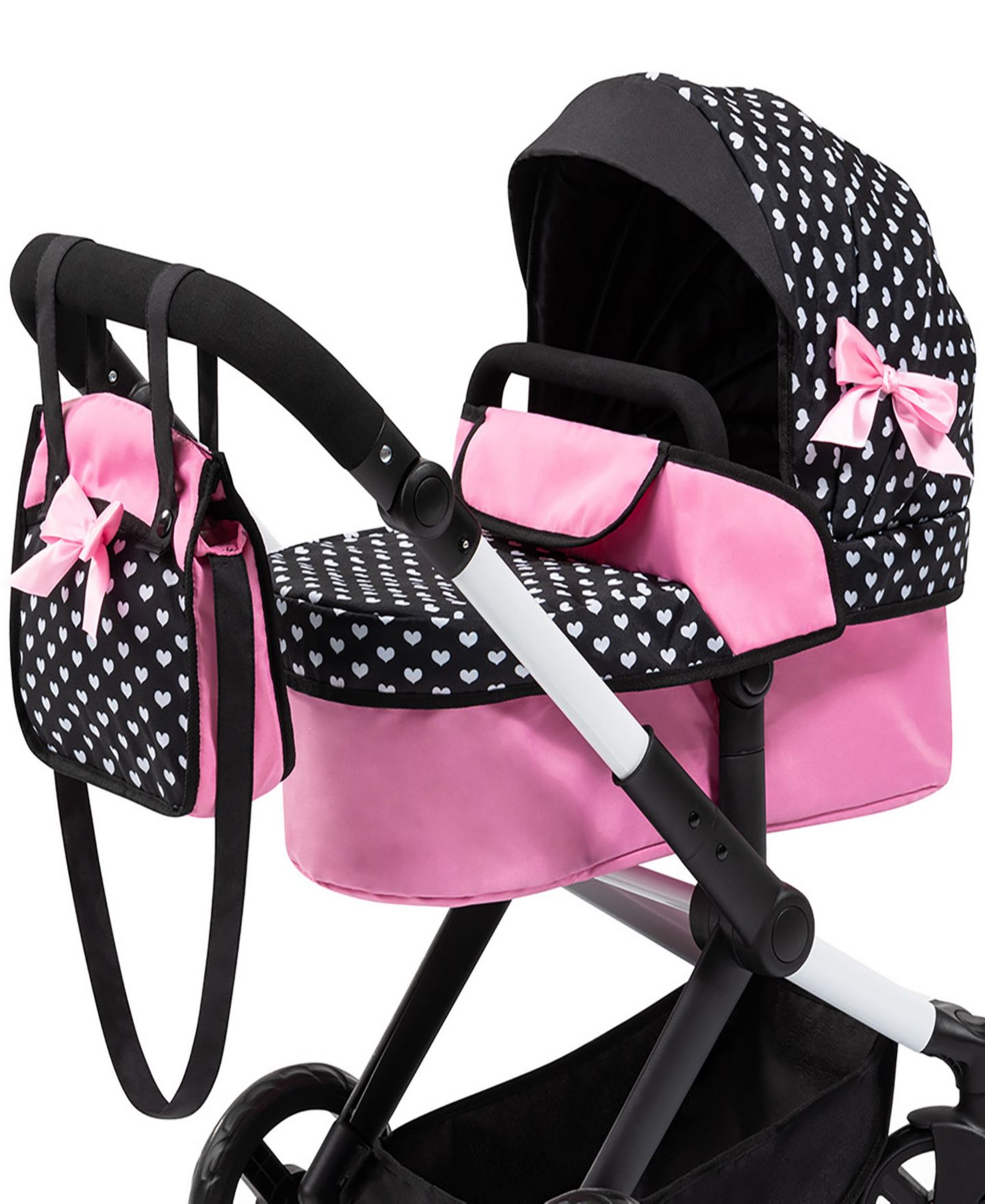 Детские аксессуары для кукол Bayer Design Dolls - Hearts Pram Xeo Set — фото 6