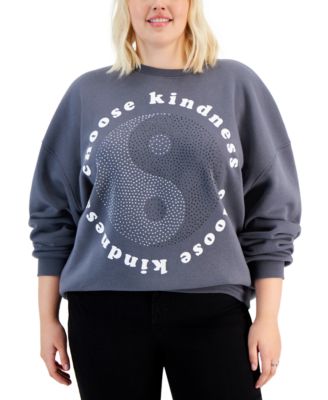 Grayson Threads, The Label - Trendy Plus Size Cotton Graphic Sweatshirt