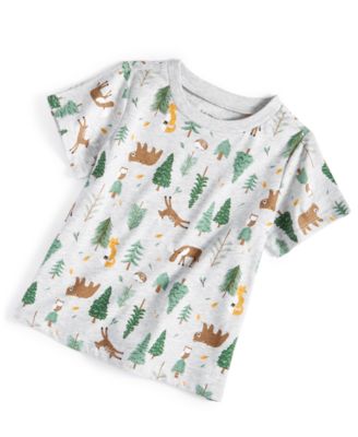 First Impressions - Baby Boys Woodland Friends T Shirt