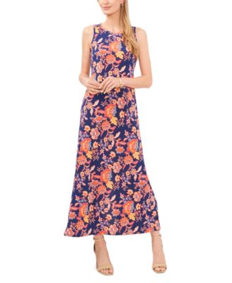 Vince Camuto Women's Sleeveless Keyhole Back Maxi Dress - Macy's