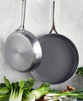 GP5 Stainless Steel Healthy Ceramic Nonstick 2-Piece Fry pan Set, 10" and 12"