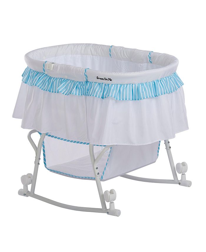 Dream On Me Lacy Portable 2in1 Blue/White Macy's