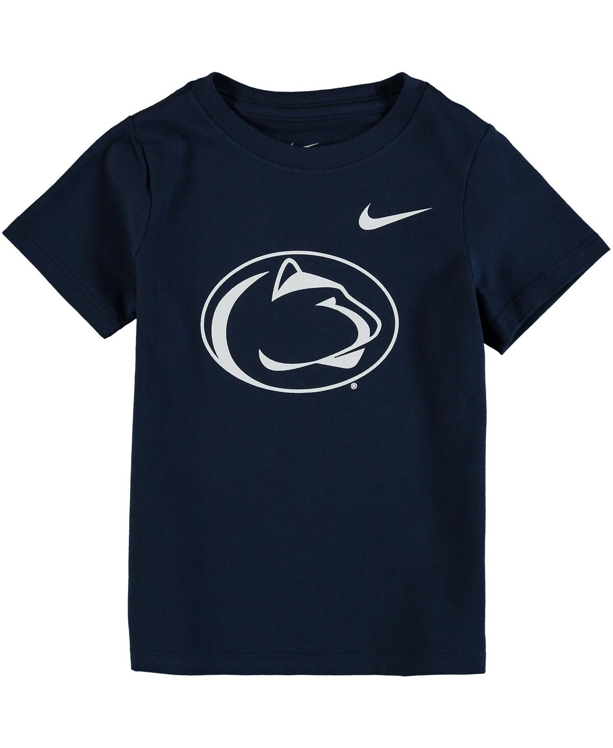 Nike Babies' Toddler Boys And Girls  Navy Penn State Nittany Lions Logo T-shirt