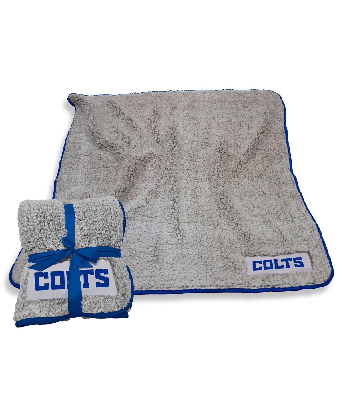 Logo Brands Indianapolis Colts 50" X 60" Frosty Fleece Team Blanket In Gray