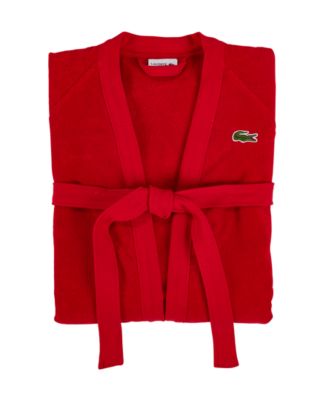 Logo Patch 100% Cotton Pique Bath Robe