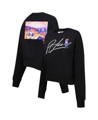 Women's Black St. Louis Cardinals City Scape Pullover Sweatshirt