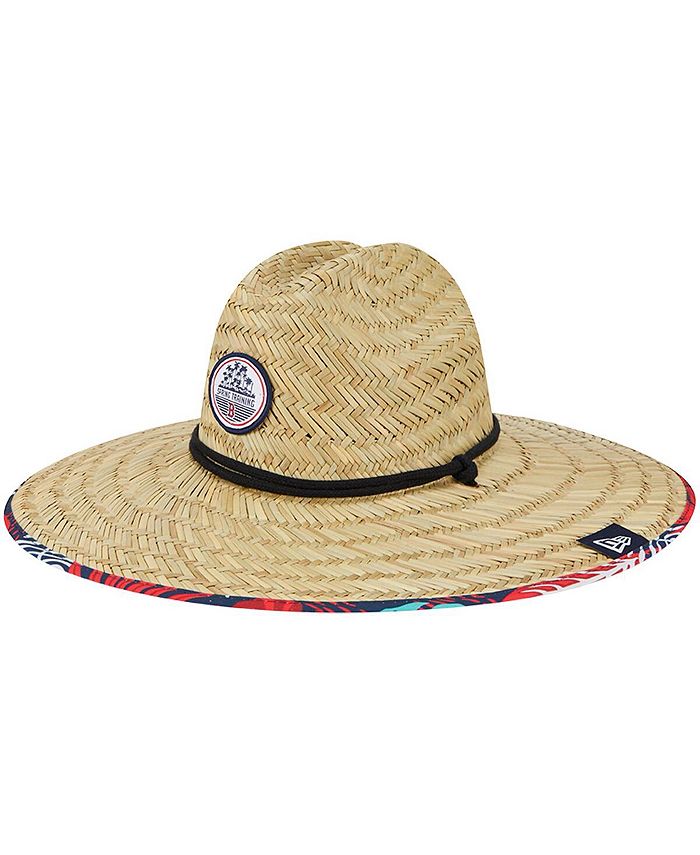 New Era Men's Natural Boston Red Sox 2023 Spring Training Floral Straw