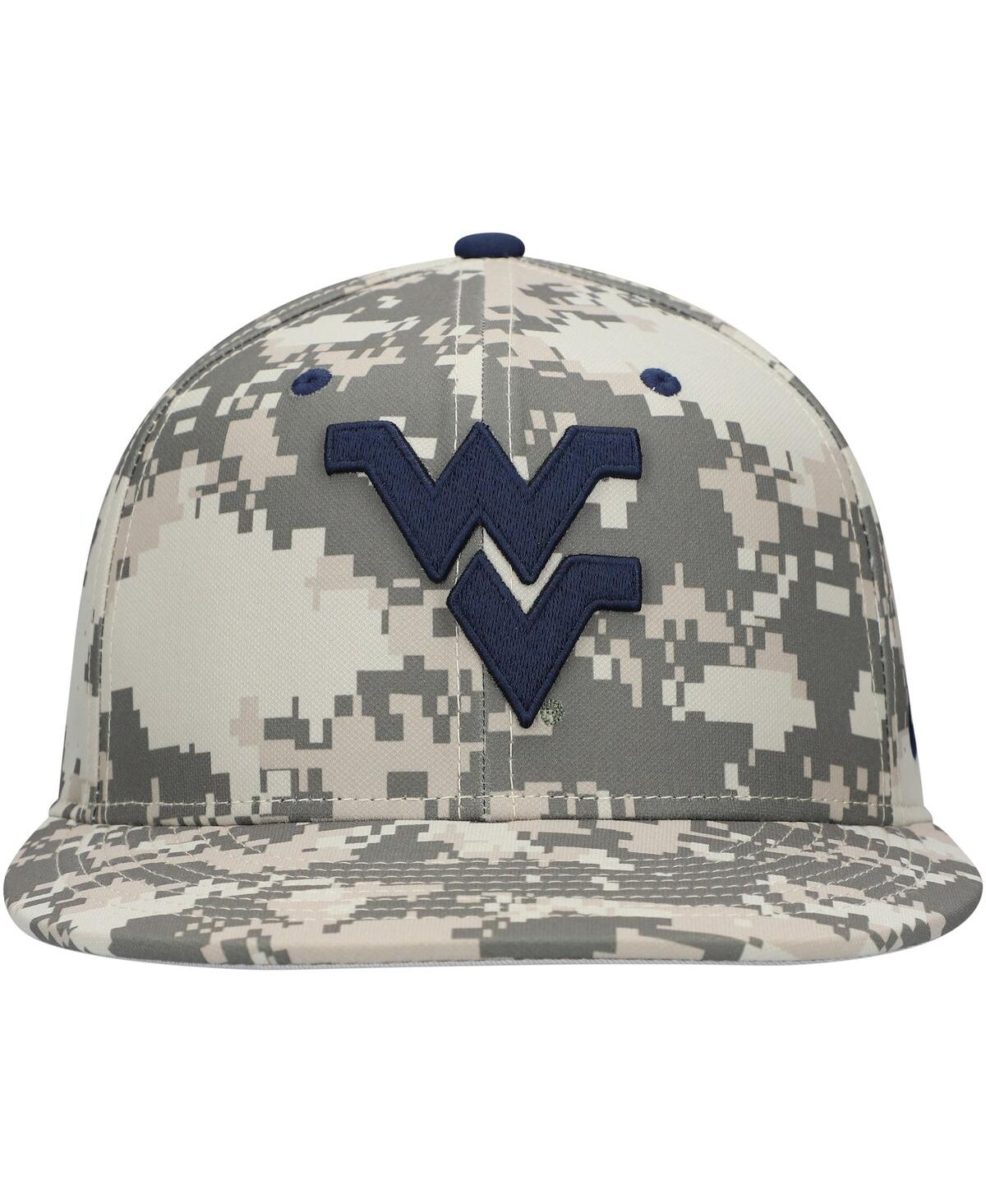 Shop Nike Men's  Camo West Virginia Mountaineers Aero True Baseball Performance Fitted Hat