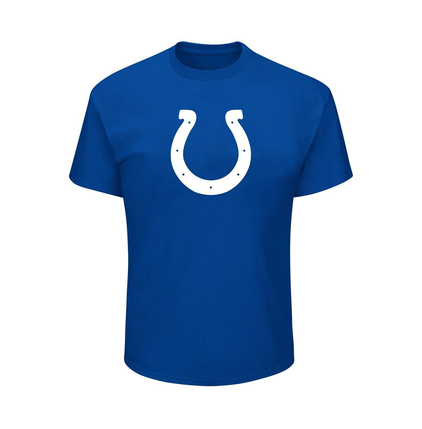 Мужская футболка Fanatics Anthony Richardson Royal Indianapolis Colts Big and Tall Player Name and Number — фото 3