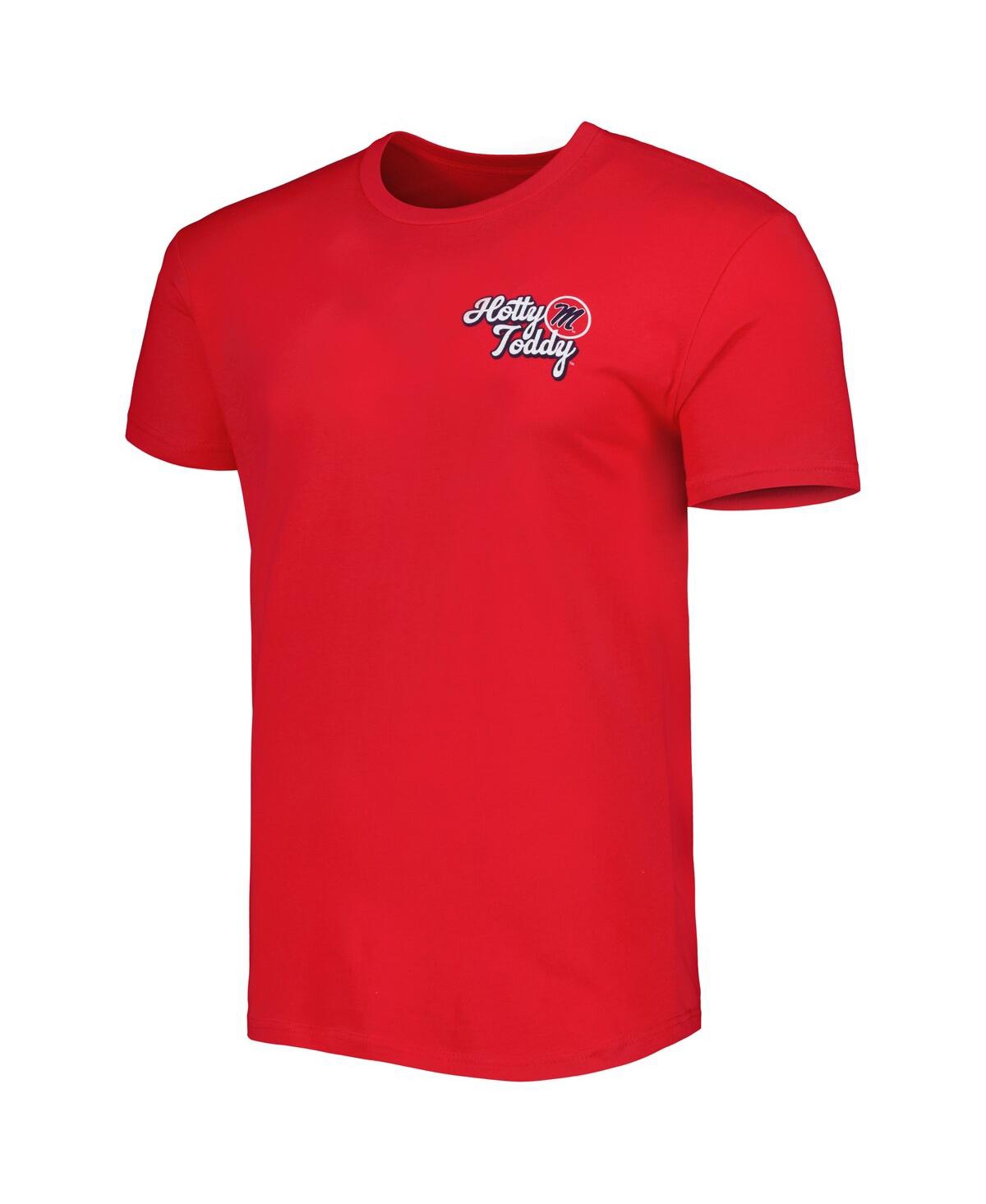 Image One Red Ole Miss Rebels Hyperlocal T-shirt In Red