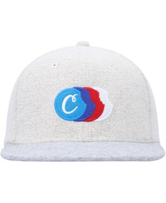 Men's Heather Gray Back to Back French Terry Snapback Hat