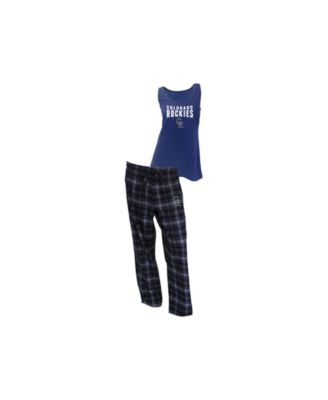 Concepts Sport - Women's Colorado Rockies Tank and Pajama Pants Set