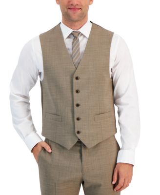 Tommy Hilfiger - Men's Modern-Fit TH Flex Stretch Solid Suit Vest