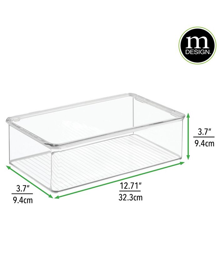 mDesign Plastic Kitchen Food Storage Container Bin Box with Lid 6