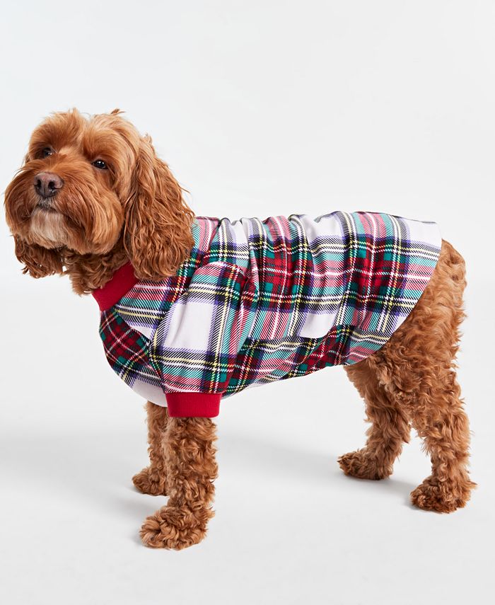 Family Pajamas Matching Pet Stewart Plaid Created for Macy's - Macy's