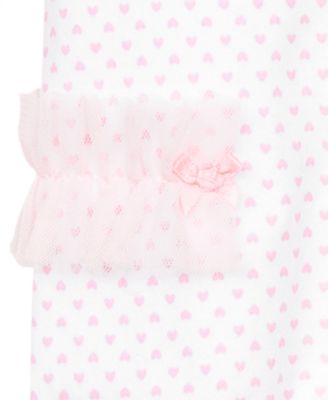 Baby Girls Ballerina Coverall with Matching Hat, 2 Piece Set