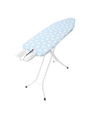 Ironing Board B, 49 x 15&amp;quot; 124 x 38 Centimeter with Steam Iron Rest, 0.9&amp;quot; 22 Milimeter and White Frame