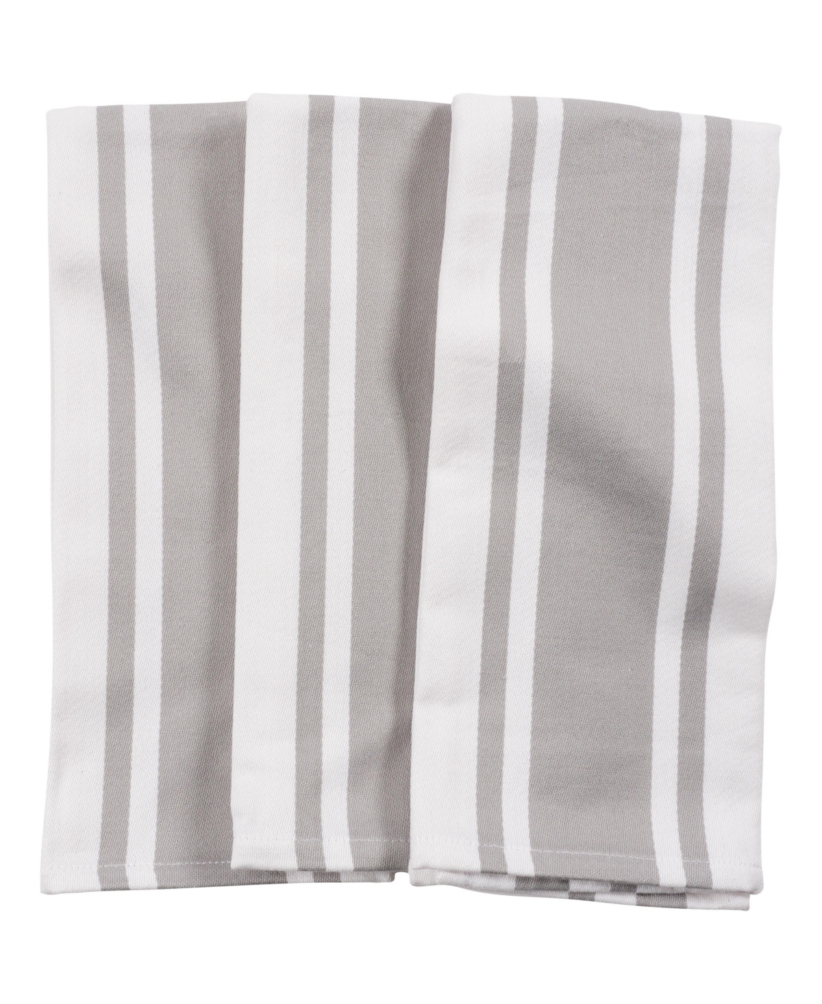 Kitchen Towels 100% Cotton Dish Towels Set of 4 Beige Striped Tea Towels  18x28