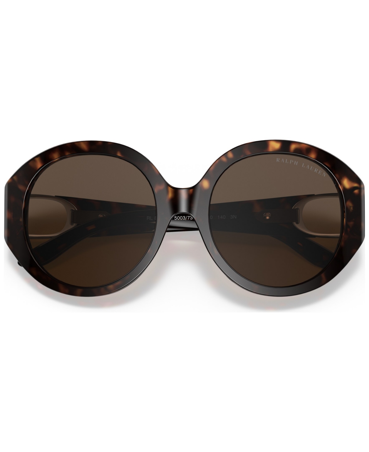 Shop Ralph Lauren Women's Sunglasses, Rl8188q In Shiny Dark Havana