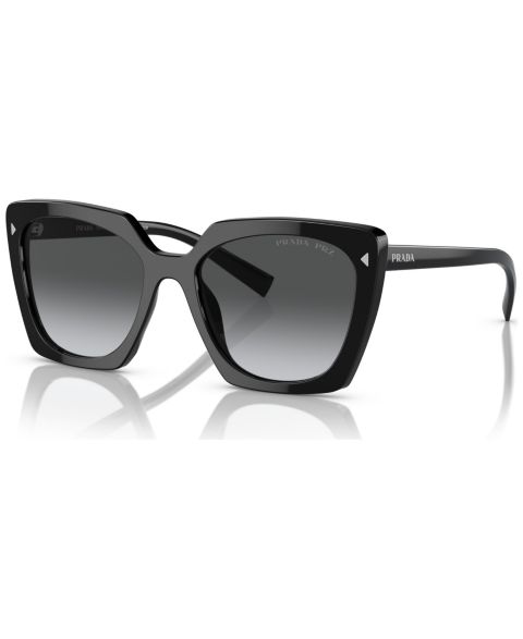 Женские солнцезащитные очки PRADA Signature Square Sunglasses, PR 23ZS, цвет: Чёрный