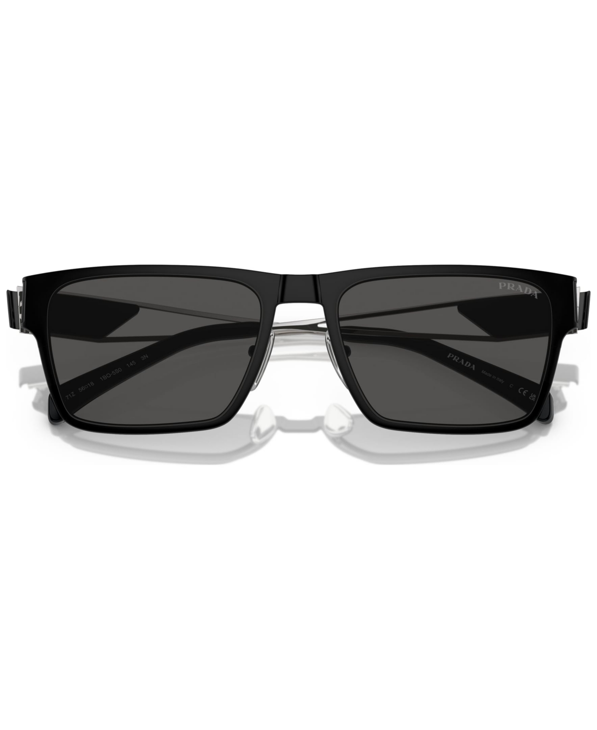 Prada Rectangular Men's Sunglasses, Pr 71ZS
