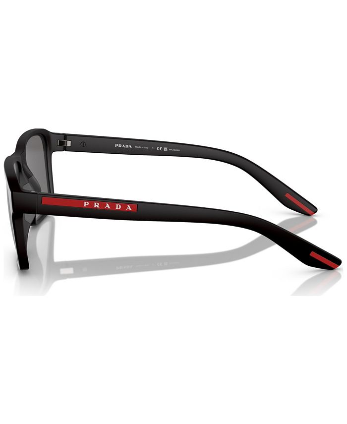 PRADA LINEA ROSSA Men's Polarized Low Bridge Fit Sunglasses, PS 05YSF ...