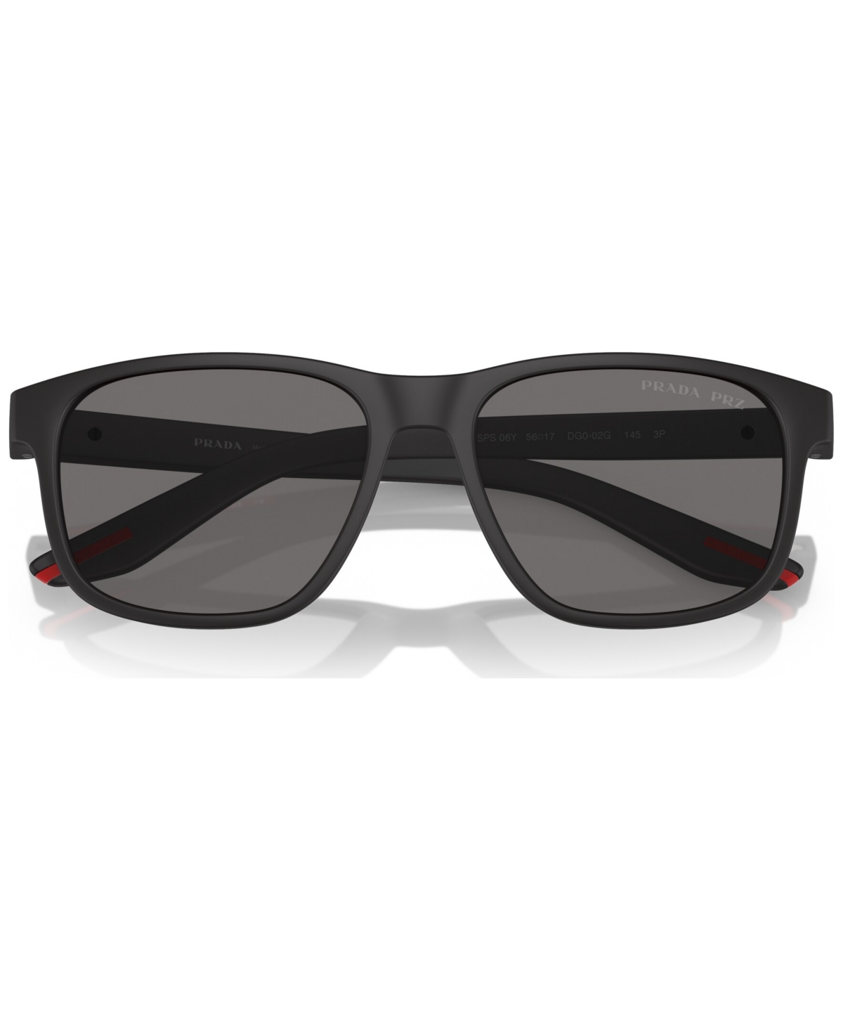 Shop Prada Men's Polarized Sunglasses, Ps 06ys In Black Rubber