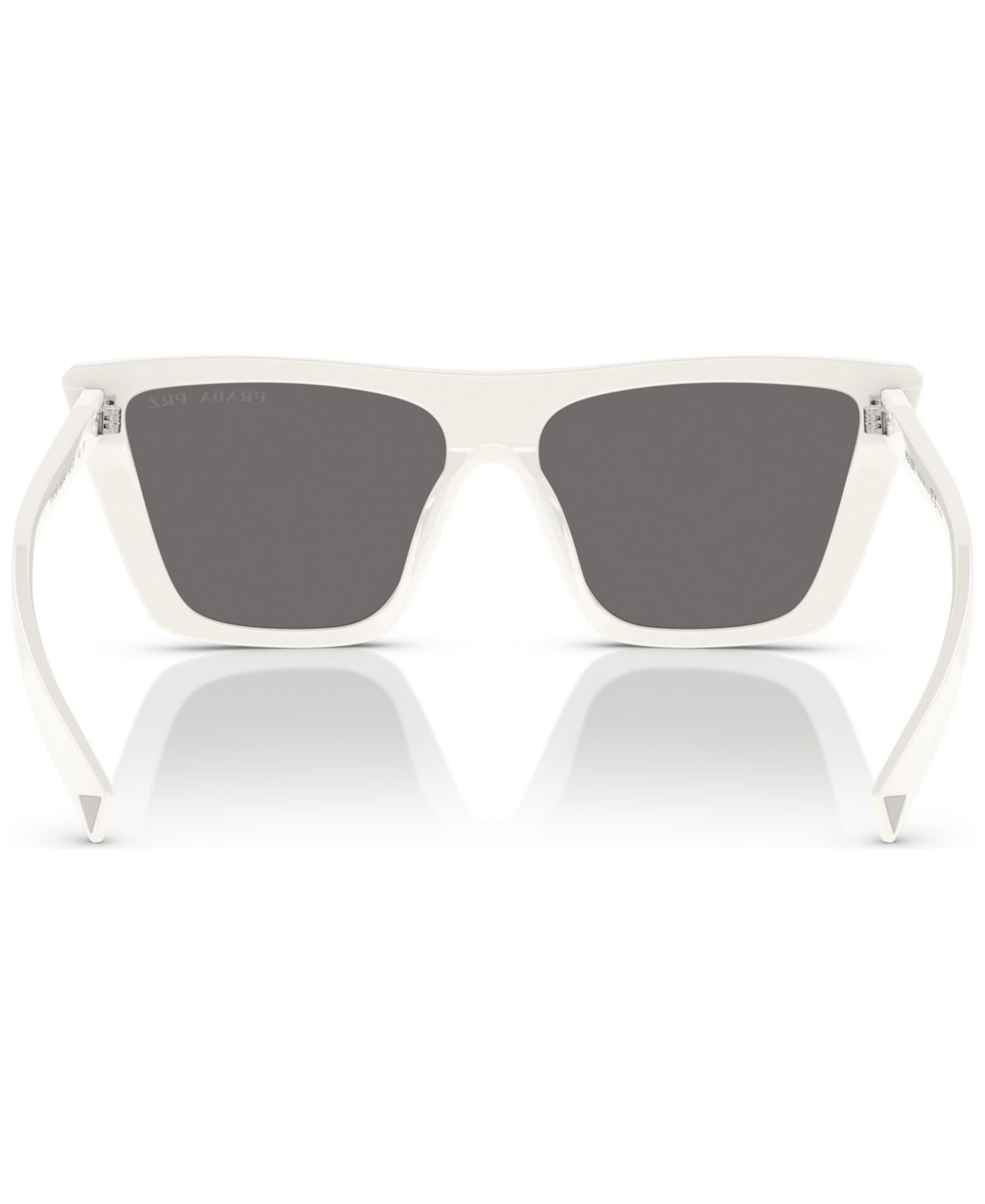 Женские солнцезащитные очки PRADA Signature Butterfly Sunglasses, PR 21ZS, цвет: Talc — фото 5