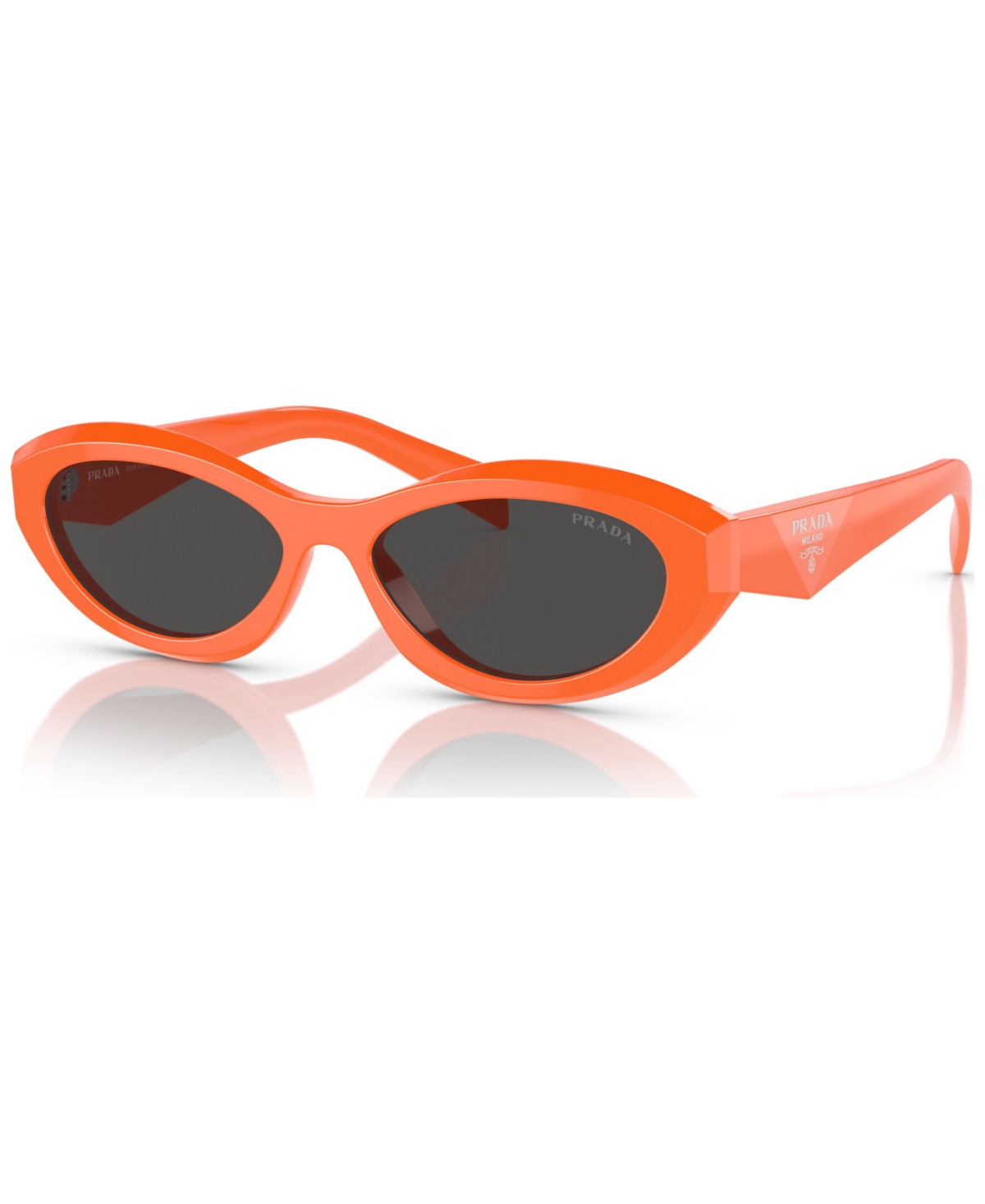 Prada Symbole Irregular Women's Sunglasses, Pr 26zs In Orange