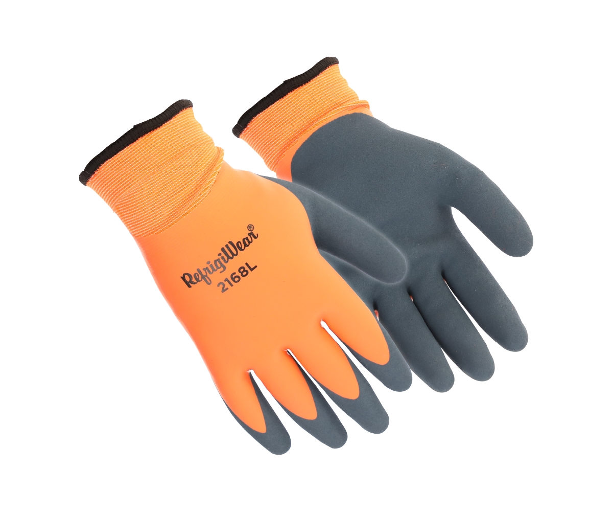 Men's Dual-Layer Waterproof Double Dip Glove - Orange