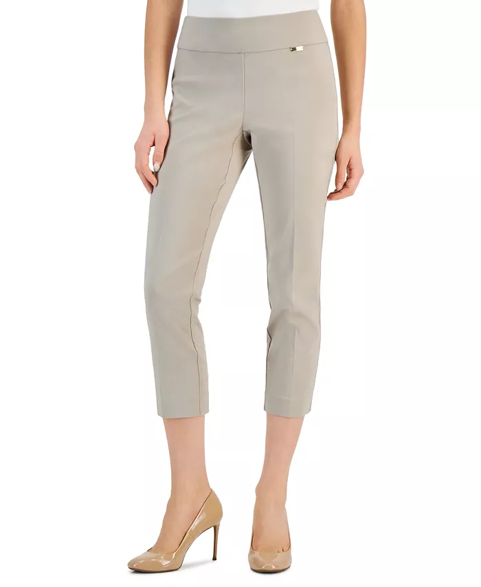 Women's Bengaline Pull-On Capri Pants - thumbnail 2