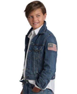 Big Boys Denim Cotton Trucker Jacket