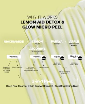 Nudeskin Lemon-Aid Detox & Glow Micro-Peel, 2.03-oz.