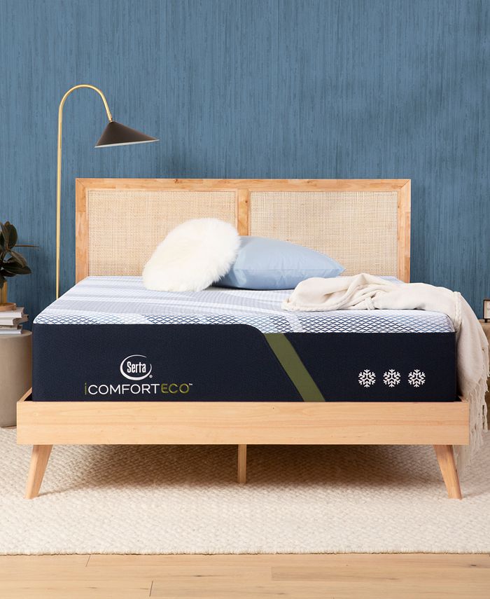 Serta ECO F30LTX 13.5" Plush Mattress Queen Macy's