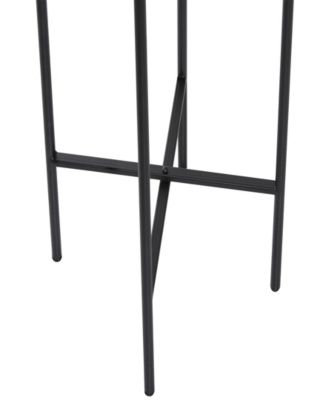 Gold-Tone Metal Indoor Outdoor Planter with Removable Stand Set of 2