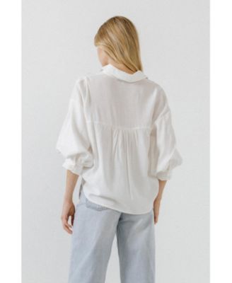 Women's Balloon Sleeve Shirt