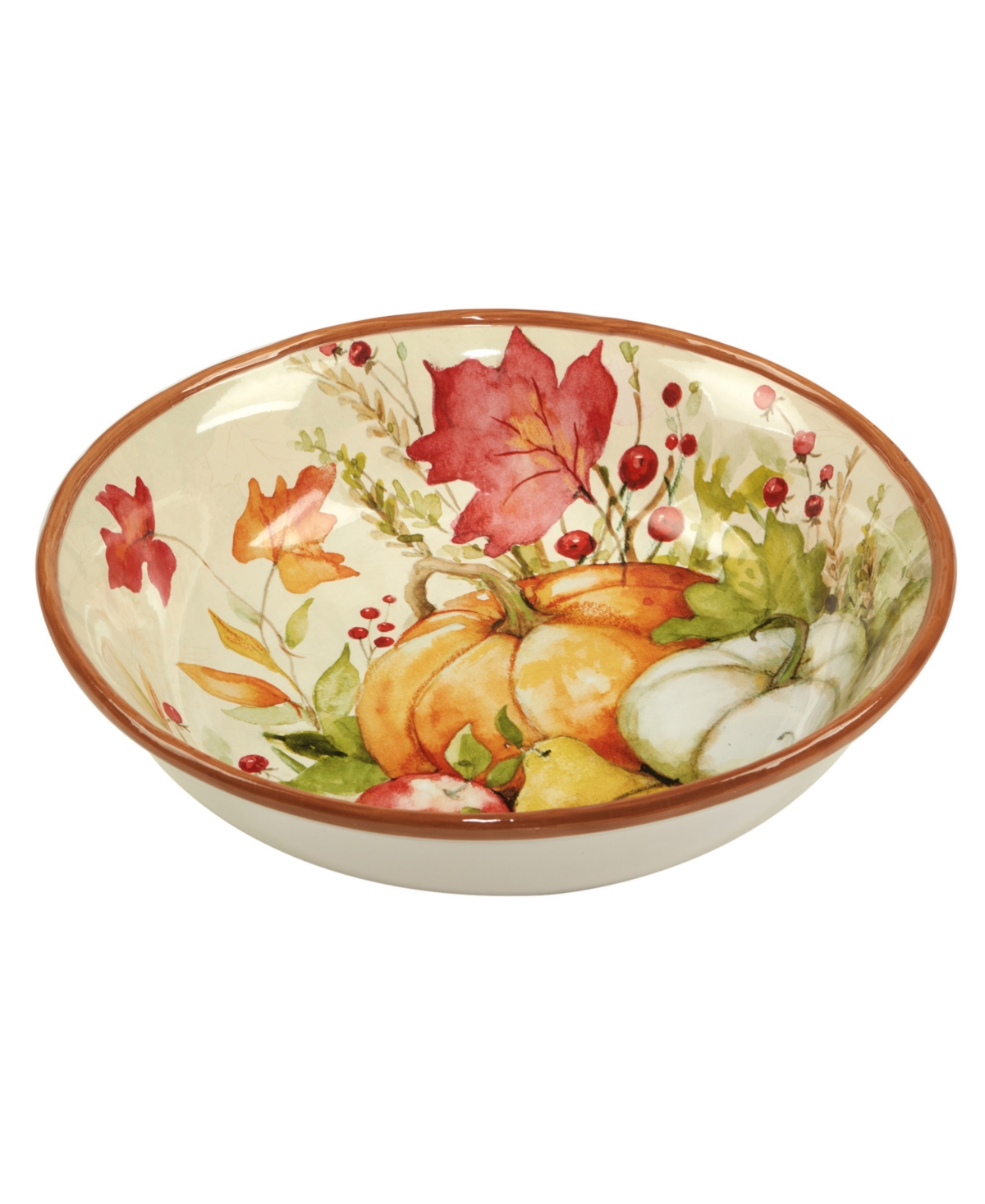 Certified International Harvest Blessings Serving Bowl