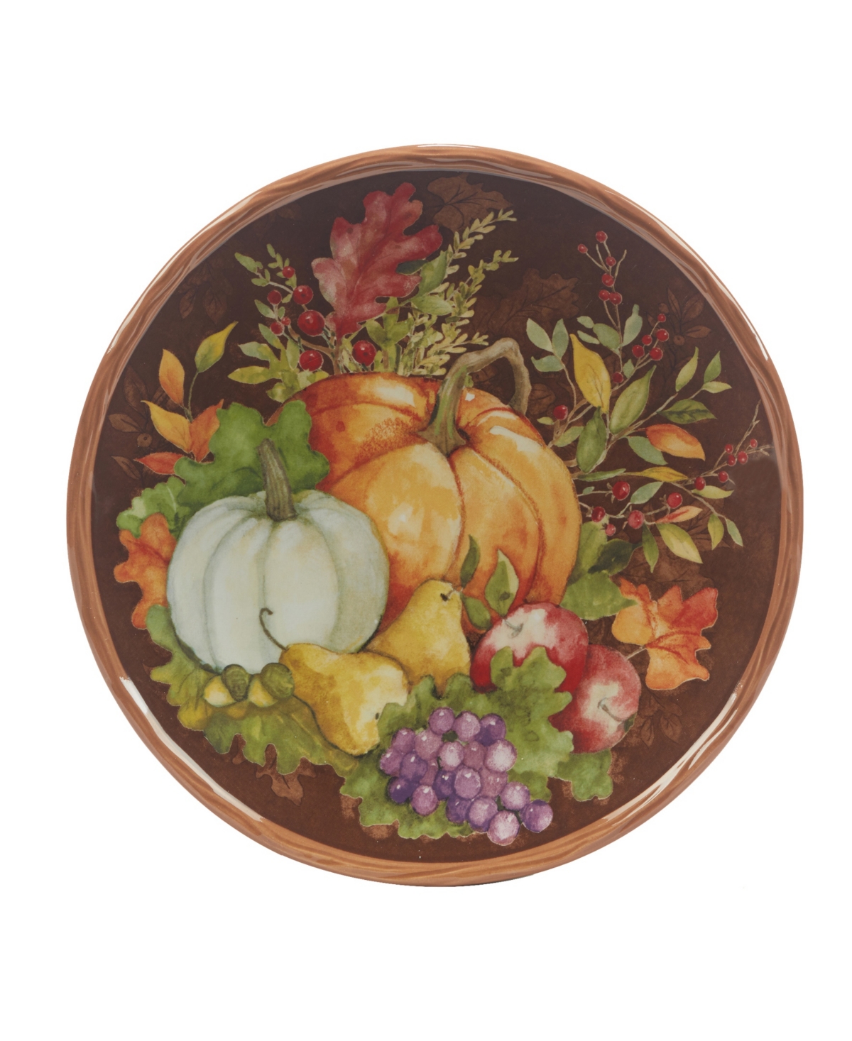 Certified International Harvest Blessings Set of 4 Dessert Plates, Service for 4