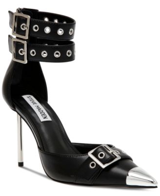 Steve Madden - Women's Bex Buckled Two-Piece Pumps