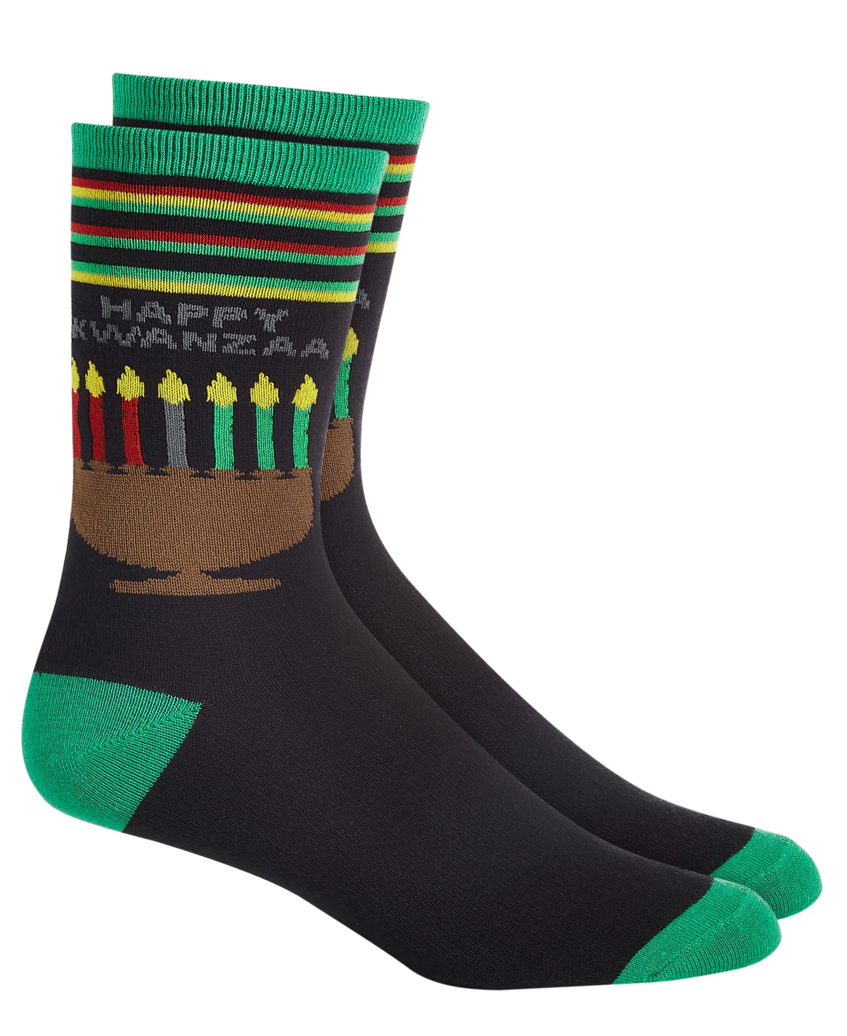 Charter Club Holiday Crew Socks, Created For Macy's In Kwanzaa