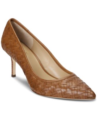 【Louren】pointed toe pumps Lauren Ralph Lauren Women's Lanette Pointed-Toe Woven Pumps