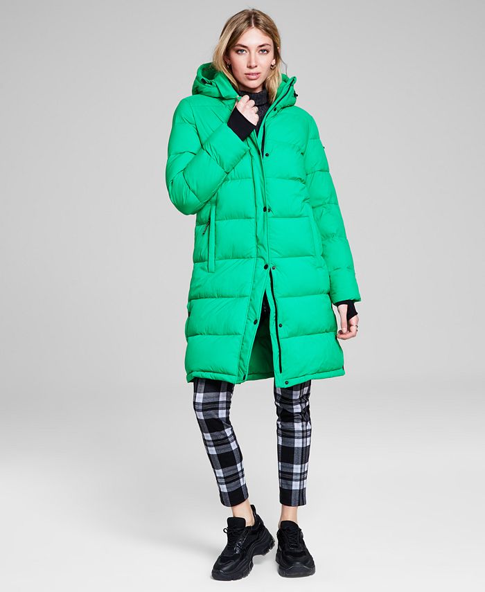 BCBGeneration Women's Hooded Puffer Coat, Created for Macy's - Macy's