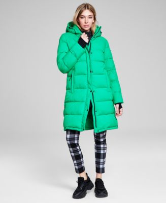 Bcbgeneration velvet puffer coat best sale