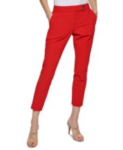 Red Petite Pants for Women Macy s