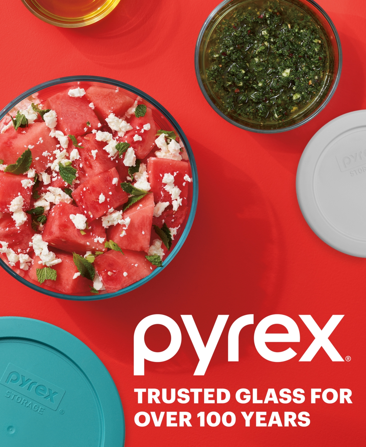 Pyrex Simply Store 10 Piece Glass Storage Set In Clear